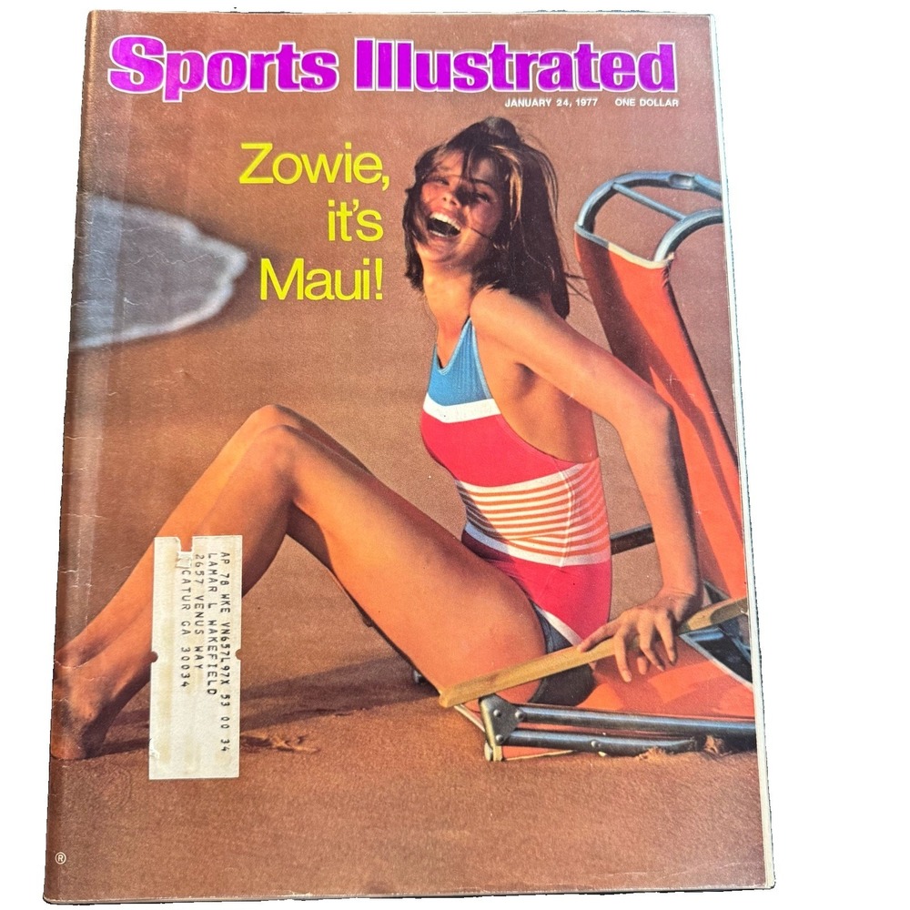 January 24, 1977 Lena Kansbod Zowie It's Maui Sports Illustrated Swimsuit Issue